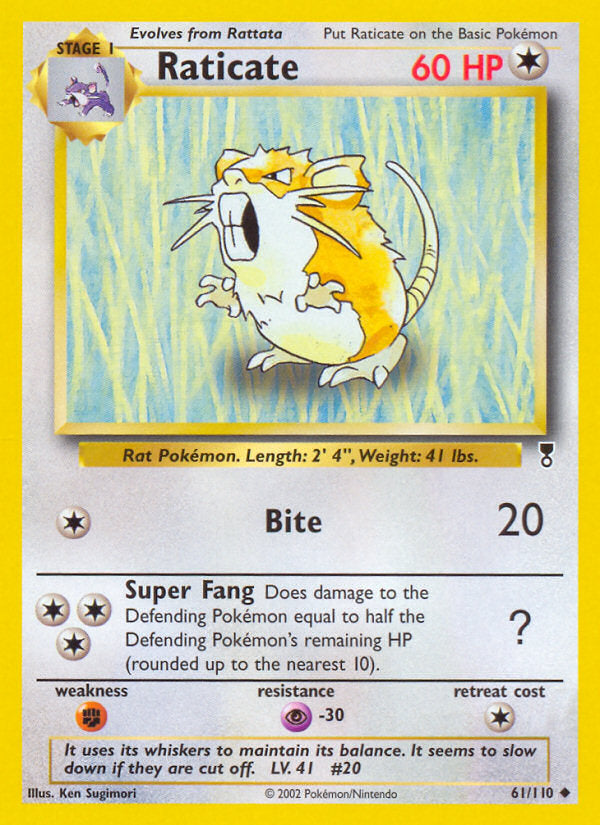 Legendary collection Raticate #61/110